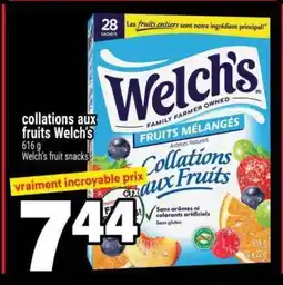 Super C collations aux fruits Welch's offer