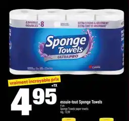 Super C ESSUIE-TOUT SPONGE TOWELS offer