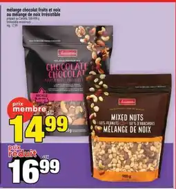 Super C mélange chocolat fruits et noix ou mélange de noix Irrésistible offer
