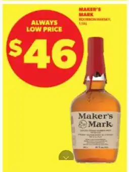 Real Canadian Liquorstore Maker’s Mark offer