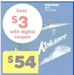 Real Canadian Liquorstore Kokanee Beer offer