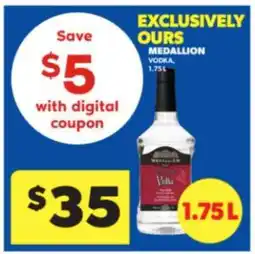 Real Canadian Liquorstore Medallion Vodka offer