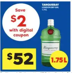 Real Canadian Liquorstore Tanqueray London Dry Gin offer