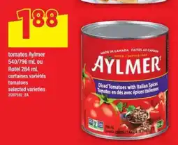 Maxi tomates Aylmer offer