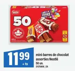 Maxi MINI-BARRES DE CHOCOLAT ASSORTIES NESTLÉ offer