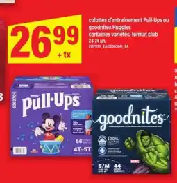 Maxi CULOTTES D'ENTRAÎNEMENT PULL-UPS OU GOODNITES HUGGIES offer