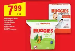Maxi lingettes pour bébés 2x/3x Huggies offer