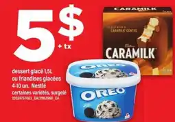 Maxi dessert glacé 1,5L ou friandises glacées 4-10 un offer