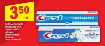 Crest Pro-Santé ou Complete Crest