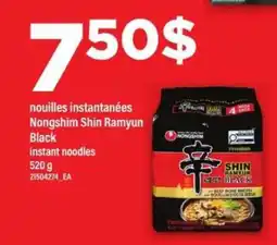 Maxi nouilles instantanées Nongshim Shin Ramyun Black offer