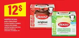 Maxi BOOST MEAL REPLACEMENT SHAKES offer
