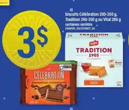 Maxi biscuits Célébration, Tradition ou Vital offer