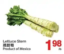 T&T Supermarket Lettuce Stem offer