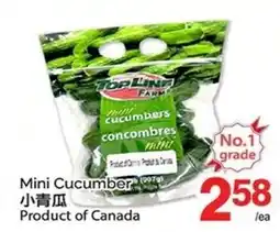 T&T Supermarket Mini Cucumber offer