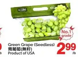 T&T Supermarket Green Grape (Seedless) offer