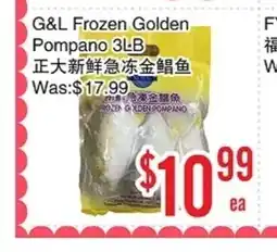 Bestco Food Mart G&L Frozen Golden Pompano offer