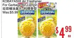 Bestco Food Mart KOBAYASHI Air Freshener For Garbage Bin Lemon offer