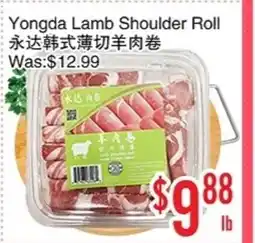 Bestco Food Mart Yongda Lamb Shoulder Roll offer