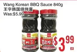 Bestco Food Mart Wang Korean BBQ Sauce offer