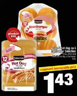 Super C Selection pains à hot-dog ou à hamburger offer