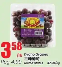 Btrust Supermarket Kyoho Grapes offer
