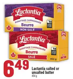Marché Adonis Lactantia salted or unsalted butter offer