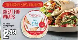 Marché Adonis Our family value pack pita offer
