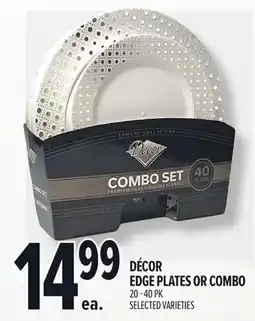 Metro DÉCOR EDGE PLATES OR COMBO offer
