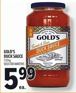 Metro GOLD'S DUCK SAUCE offer
