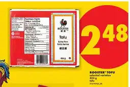 No Frills ROOSTER TOFU offer