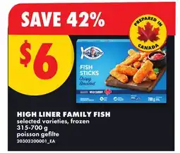 No Frills HIGH LINER FAMILY FISH offer
