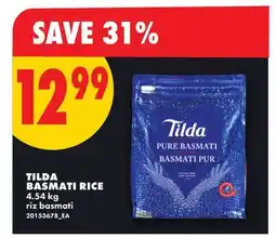 No Frills TILDA BASMATI RICE offer