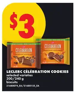 No Frills LECLERC CÉLÉBRATION COOKIES, 200/240 g offer
