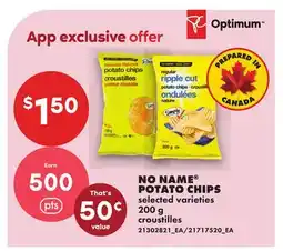 No Frills NO NAME POTATO CHIPS offer