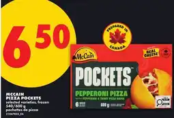 No Frills MCCAIN PIZZA POCKETS, 540/600 g offer