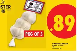 No Frills ROOSTER GARLIC, PKG OF 3 offer