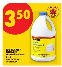 No Frills NO NAME BLEACH offer