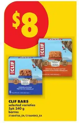 No Frills CLIF BARS, 5pk, 340 g offer