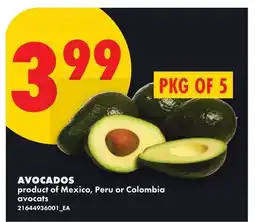 No Frills AVOCADOS, PKG OF 5 offer