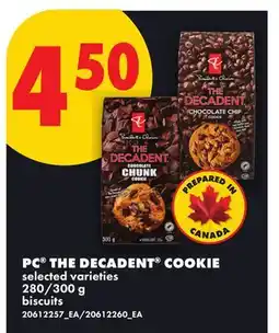 No Frills PC THE DECADENT COOKIE, 280/300 g offer