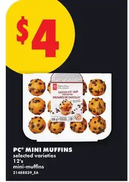No Frills PC MINI MUFFINS, 12's offer