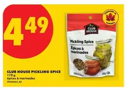 No Frills CLUB HOUSE PICKLING SPICE offer