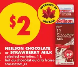 No Frills NEILSON CHOCOLATE or STRAWBERRY MILK offer