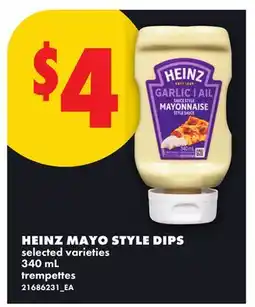 No Frills HEINZ MAYO STYLE DIPS offer