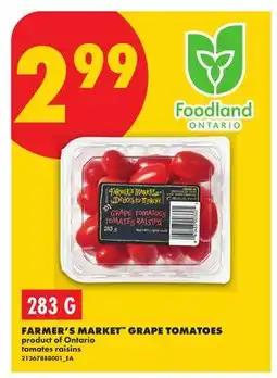 No Frills FARMER'S MARKET GRAPE TOMATOES offer