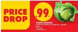 No Frills GREEN CABBAGE offer