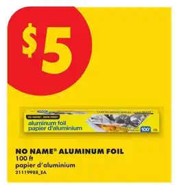 No Frills NO NAME ALUMINUM FOIL, 100 ft offer