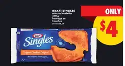 No Frills KRAFT SINGLES offer