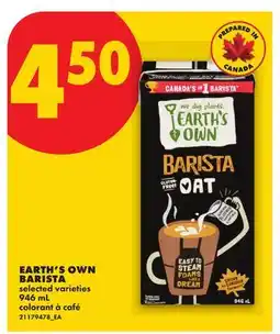 No Frills EARTH'S OWN BARISTA offer