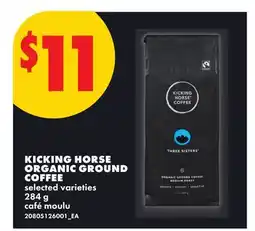 No Frills KICKING HORSE ORGANIC GROUND COFFEE offer